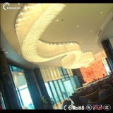 Long LED Hotel Chandeliers for Sale Crystal