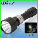Brinyte Shenzhen 300m Beam Rechargeable Aluminum CREE LED+Flashlight