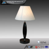 Modern Hotel Style Table Lamp with Black Wooden Base (C5007203)