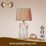 Traditional Crackle Ceramic Chinese Bedside Table Lamps