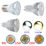 Dimmable 3W 4W 5W GU10 E27 MR16 LED Bulbs Light Warm White Cold White LED Bulb for Room Illuminate