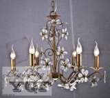 Iron Chandelier (YQF218366DGD) /Crystal Chandelier