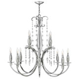 New Fashion Design Crystal Chandelier with Lampshade (KLD-201422)