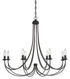 Iron Chandelier Lighting with Clean Design for Home Design Styles (SL2501-8)