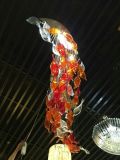 High Quality Blown Murano Glass Leaf Ceiling Decoration Chandelier