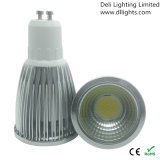 Dimmable AC85-265V 7W GU10 COB LED Spotlight