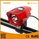 2014 Yzl894 Red ABS Cover 1~2 X 18650 Rechargeable 150lm XP-E R2 High Power LED Headlamp & Bicycle Front Light