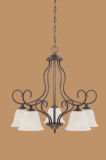 Hot Sale Chandelier with Glass Shade (1535RBZ)