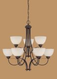 Hot Sale Chandelier with Glass Shade (1939RBZ)