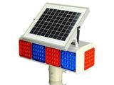 Double Sides Solar LED Traffic Signal Warning Light