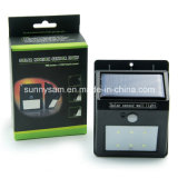 Outdoor Wall Mounted LED Solar Light with PIR Sensor