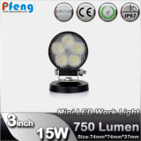 Car Lighting System 3 Inch 15W Mini LED Work Light