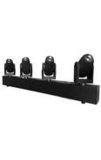 4 Pieces Mounted LED Beam Moving Head Disco Bar Light