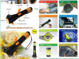 Cranking Power Generation LED Flashlight with Mobile Phone Charger