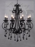 Crystal Beads Gothic Chandelier Lighting (YQF1203D60B)