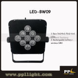 9PCS LED Rechargeable Battery Wireless DMX PAR Light