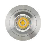 Lathe Aluminum GU10 MR16 Round Fixed Recessed LED Spotlight (LT2118)