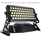 LED Ctiy Color 60X15W 6in1 RGBWA UV Outdoor Wall Washer Light