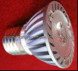 Power LED Lamp Light / Spotlight / Cup --- Indoor Use, E27 Base, 1W, 220V, Aluminum-Alloy