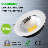 30W COB Dimmable LED Downlight/LED Ceiling Light (QB-Y804)