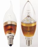 3W High Power LED Tailed Candle Bulb Light