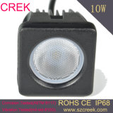 Square 10W Offroad LED Work Light with RoHS/CE/IP68