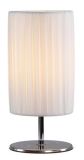 Modern Style Stainless Base Table Lamp with PE Shade for Room Decoration