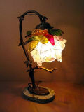Flower Glass Table Lamp for Decoration
