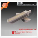 Plug SMD LED Spotlight G24/E27-64SMD (5050) , USD7.9