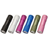 Improved Quality 9 LED Torch Flashlight with Attractive Diamond Reflector