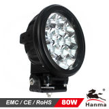 80W LED Work Light for 4X4 Offroad, Truck and Tractor and Industrial Equipment