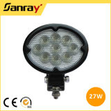 27W Oval LED Work Light with CE, RoHS, IP67