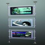 Ceiling Hanging Double Side Crystal LED Light Box for Adverting Picture Frame
