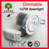 COB 7W LED Down Lights with External Driver