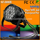 Popular 18*10W Waterproof IP65 LED PAR Can Lighting