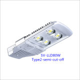 80W IP66 LED Outdoor Street Light with 5-Year-Warranty (Cut-off)