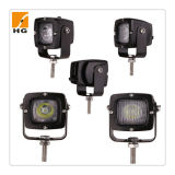 2'' 10W CREE Chip Ce Rectangle Approved LED Trucks Work Light for Bike Car Motorcycle
