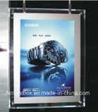 Double Side Acrylic LED Light Box with Crystal for Store