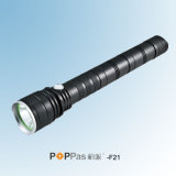 800lumens CREE T6 Brightest Tactical LED Flashlight (POPPAS- F21)