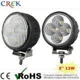 12W Round LED Work Light with CE RoHS IP68 (CK-WE0403A)