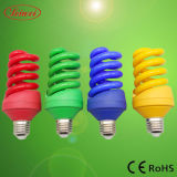 Colorful Full Spiral Energy Saving Lamp, Light (T4 Full Spiral)