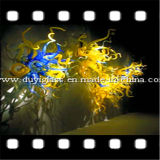 Multicolour Blow Glass Ornament Chandelier Light for Decoration