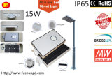15W Integrated Solar LED Street Light with Garden