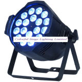 Full Color RGBW LED 18*10W RGBW PAR Light for Dicso Stage Light