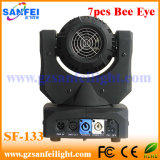 Mini 7PCS RGBW 4in1 Bee Eyes Moving Head Lights