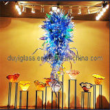 Muticolour Blown Glass Craft Chandelier for Restaurant Decoration