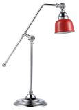 Contemporary Steel Red Adjustable Study Table Lamps (MT6176)