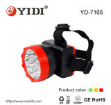 Yd-7165 Plastic 15SMD LED Head Torch Light Mining Headlamp
