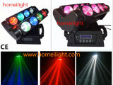 RGBW 4 in 1 LED Stage Moving Head Spider Beam Light with 8 Head 8*10W