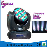 36PCS LED Beam Moving Head Light for Stage Disco DJ